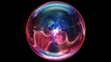 Plazma topu ilmekledi animasyon. HD 1080.