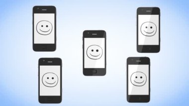 sosyal ağ. Alfa kanalı dahil. HD 1080.