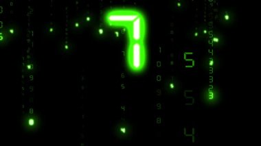 düşen numaraları ile arka plan.