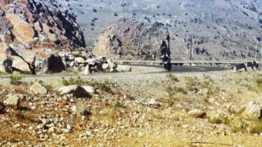 statik kamera kırsal yol. HD 1080.