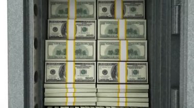 kasa doları. Kapanış kapı.