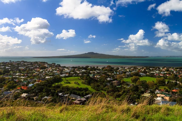 Rangitoto Island from Devonport, Auckland, New Zealand — Stock Photo, Image