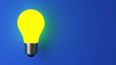 arka planda eski klasik ampul - 3B İllüstrasyon