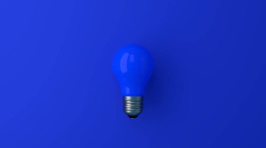 old classic light bulb in front of background - 3D Illustration clipart