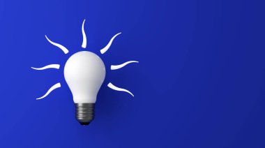 arka planda eski klasik ampul - 3B İllüstrasyon