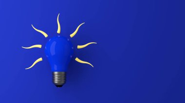 arka planda eski klasik ampul - 3B İllüstrasyon