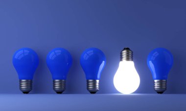 arka planda eski klasik ampul - 3B İllüstrasyon