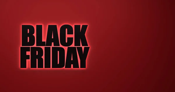 Sale Symbol Text Black Friday Illustration — Stock Photo, Image