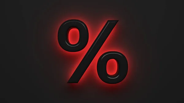 Verkoop Percentage Symbool Voor Achtergrond Illustratie — Stockfoto