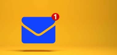 İletişimin bir parçası olarak iletişim simgesi - 3B İllüstrasyon