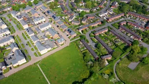 Ngiltere Nin Kuzey Yorkshire Kentindeki Harrogate Kentinin Havadan Çekilmiş Görüntüleri — Stok video
