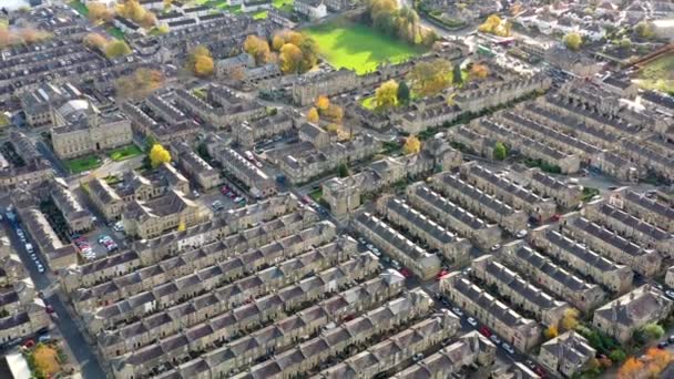 Aerial Footage Taken Small Town Shipley City Bradford West Yorkshire — Video