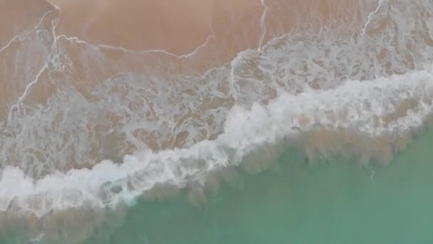 Aerial Drone Footage Beautiful Beach Coastline Cape Verde Capo Verde — Vídeo de stock