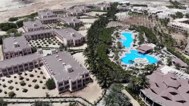Aerial Footage Showing Wonderful Hotel Riu Palace Cabo Verde Hotel — 비디오