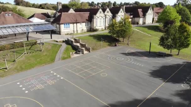 Pickering 1St Oct 2018 Aerial Footage Pickering Community Junior School — стоковое видео
