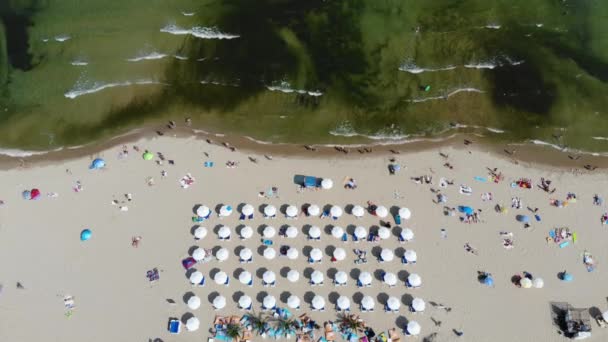 Images Aériennes Magnifique Littoral Bulgarie Dans Région Sunny Beach Prises — Video