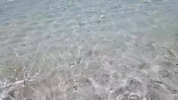 Filmagem Água Limpa Oceano — Vídeo de Stock