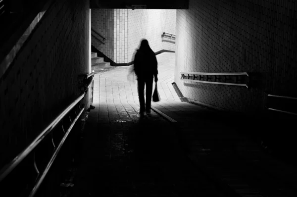 Subway at Night — Stock Photo, Image