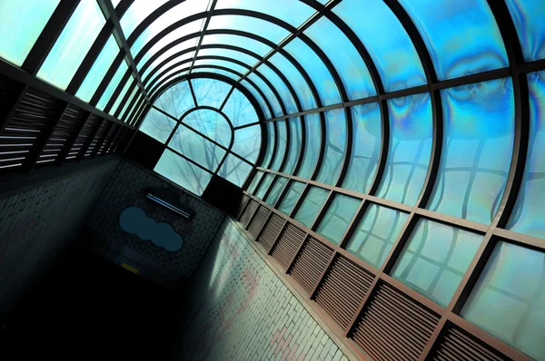 U-Bahn-Eingang — Stockfoto