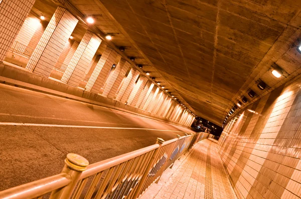Nacht tunnel — Stockfoto