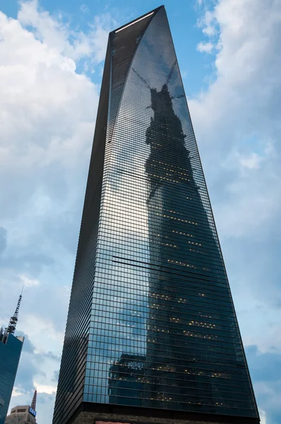 Šanghaj světové finanční centrum — Stock fotografie