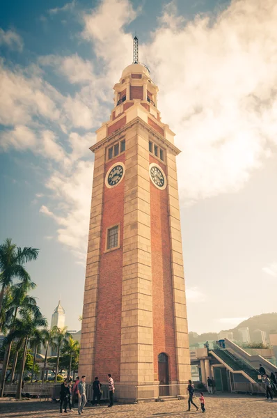 Tsim sha tsui saat kulesi — Stok fotoğraf