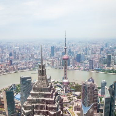 Shanghai Skyline clipart