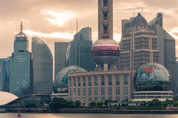 Panoramę Szanghaju — Zdjęcie stockowe