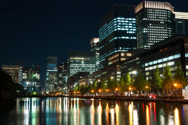 Luces de la ciudad de Tokio — Foto de Stock
