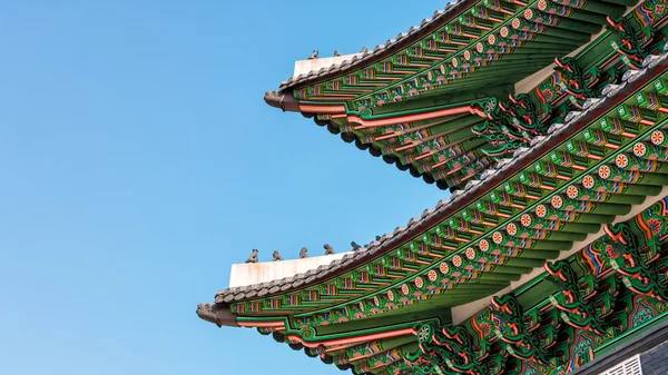 Koreański architektura — Zdjęcie stockowe
