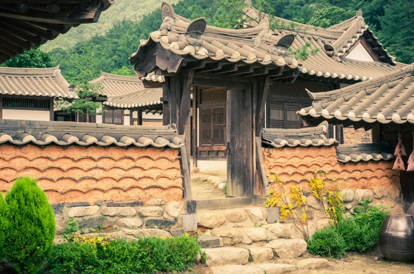 Asiatiska folk village — Stockfoto