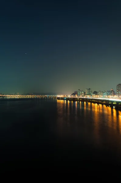 Luces de Seúl — Foto de Stock