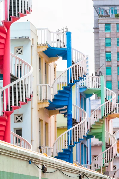 Escadarias coloridas — Fotografia de Stock