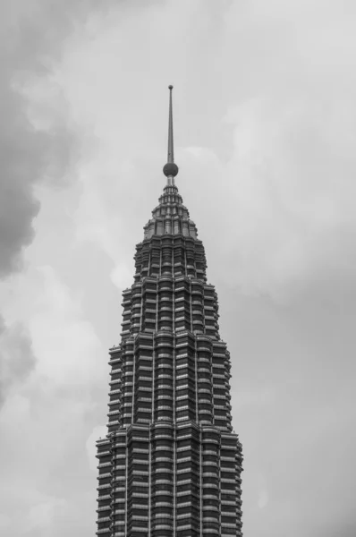 Petronas towers piek — Stockfoto