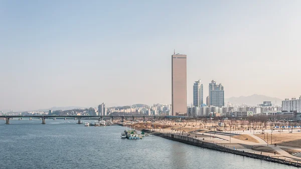 Linha do horizonte de Seul — Fotografia de Stock