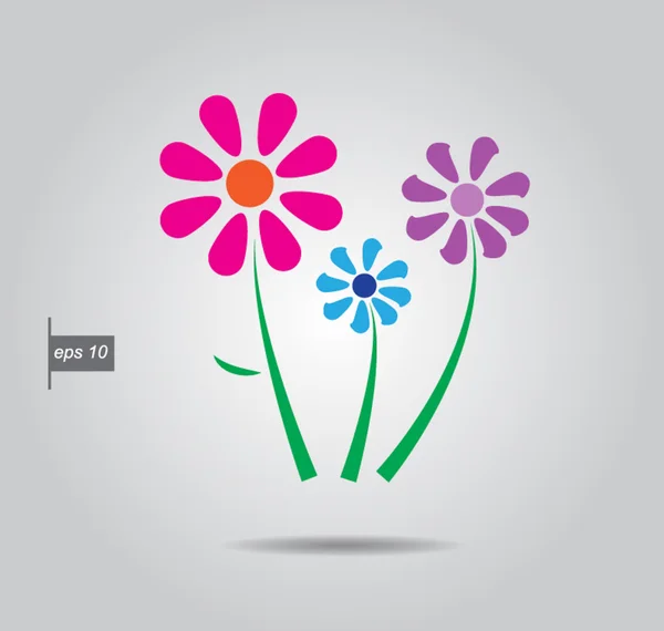 Vector flowers — Stock Vector