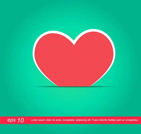 Red heart  icon — Stock Photo, Image