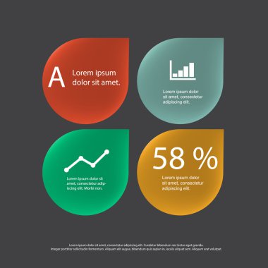 modern iş etiketi kavramı vektör çizim. için kullanılan