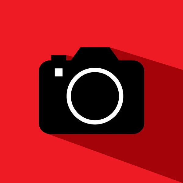 Camera dslr vector icon — Stock Vector