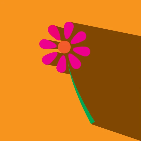 Blumenvektorsymbol — Stockvektor