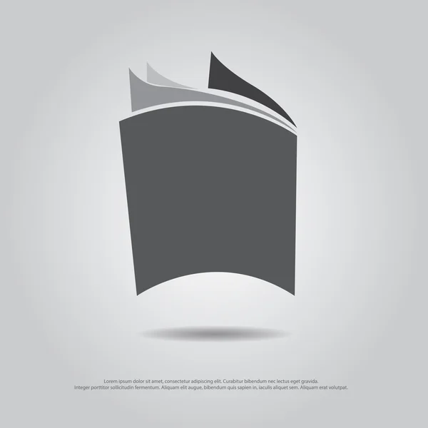 Libro vector icono — Vector de stock