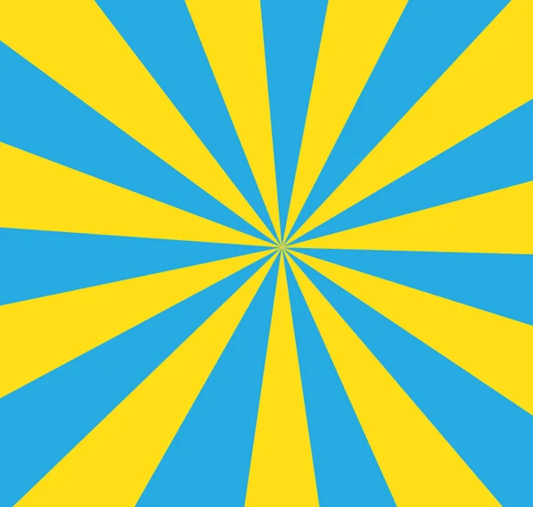 Blå och gul randig bakgrund vektor — Stock vektor