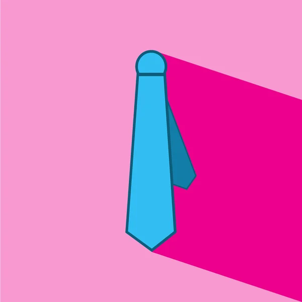 Necktie vector icon — Stock Vector