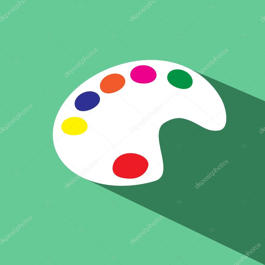 現代美術パレット 6 色で ベクトル イラスト ストックベクター C Atibody