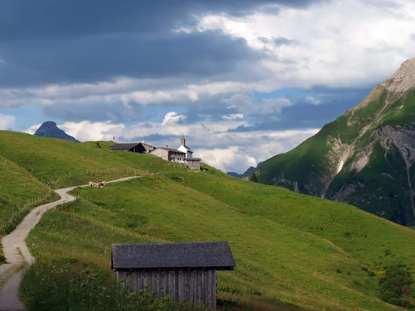 Church in the Alps — Stock Photo, Image