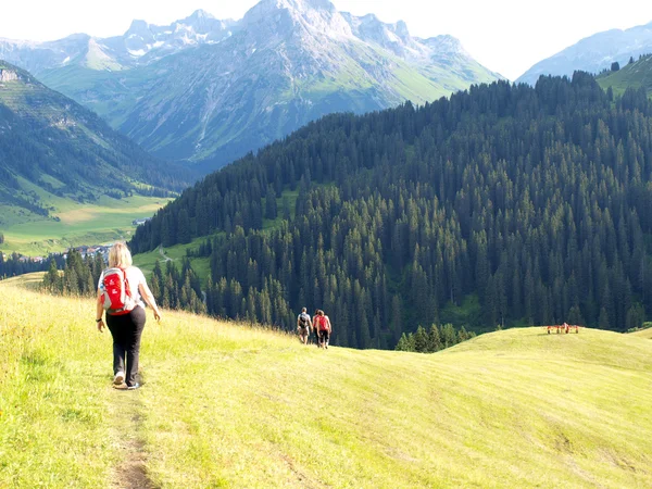 People hiking — Stock Photo, Image