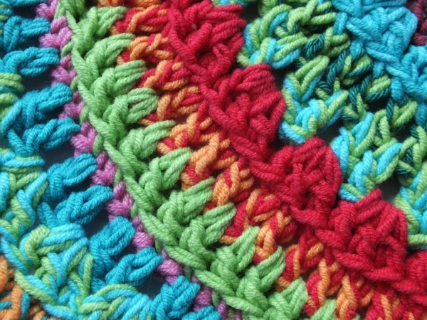 tığ işi battaniye tarzında bir Meksika, ayrıntı