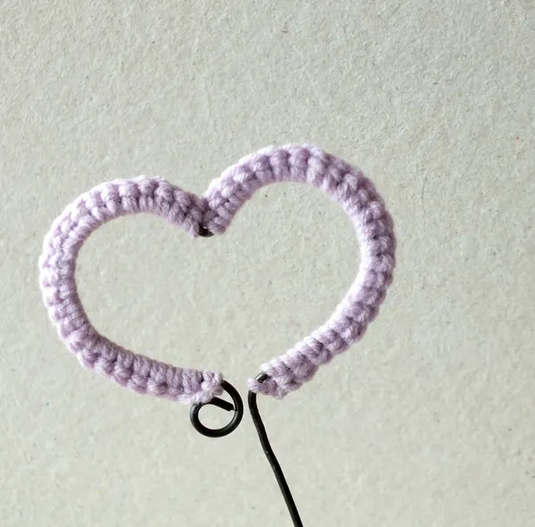 Gehaakte hart - decoratie