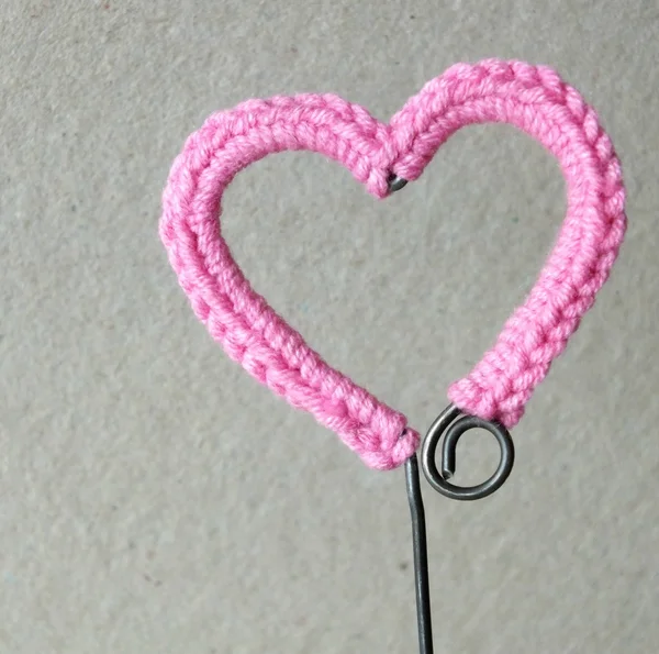 Gehaakte hart - decoratie