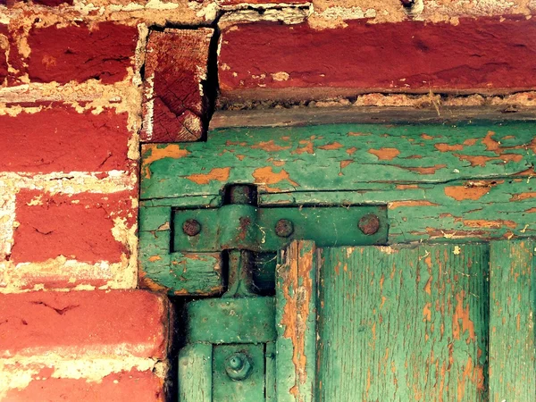 Old garage door — Stock Photo, Image